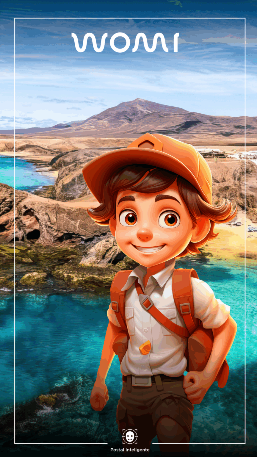 Canarias Smart Recognition Postcard _chaval_womi